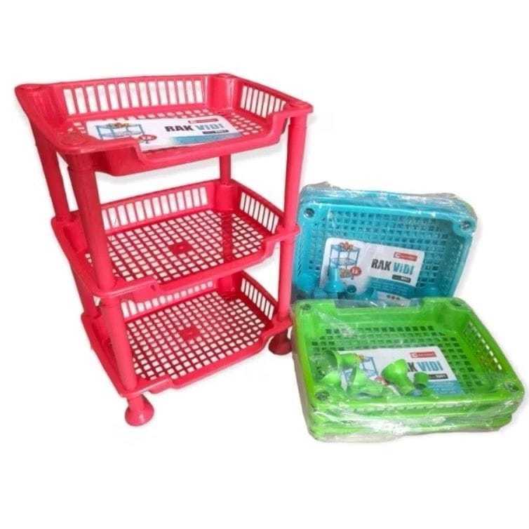 RAK VIDI CLIO 3 SUSUN /Rak Cabe Bawang Susun Plastik