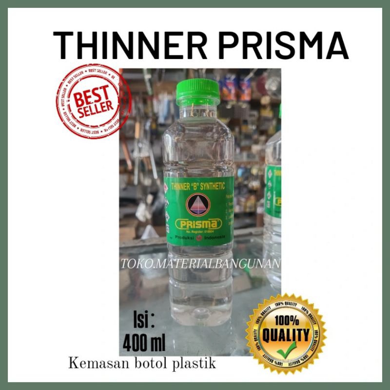 THINNER PRISMA BOTOL PLASTIK ISI 400 ML
