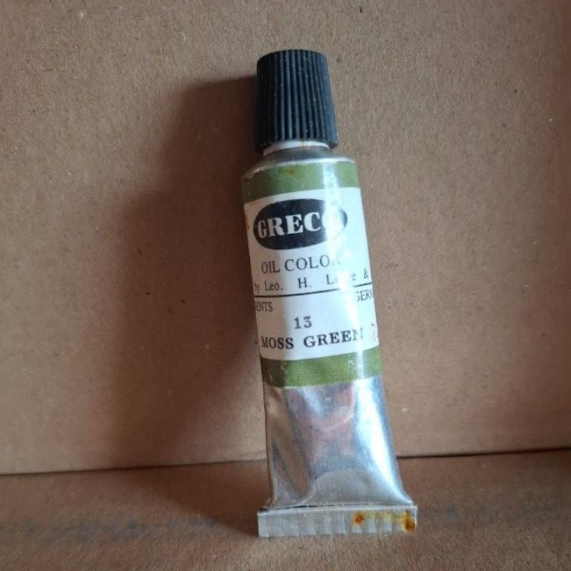 

cat minyak /oil color greco MOSS GREEN 13