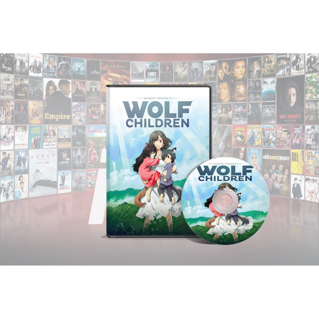 DVD Film Animasi Wolf Children (2012)
