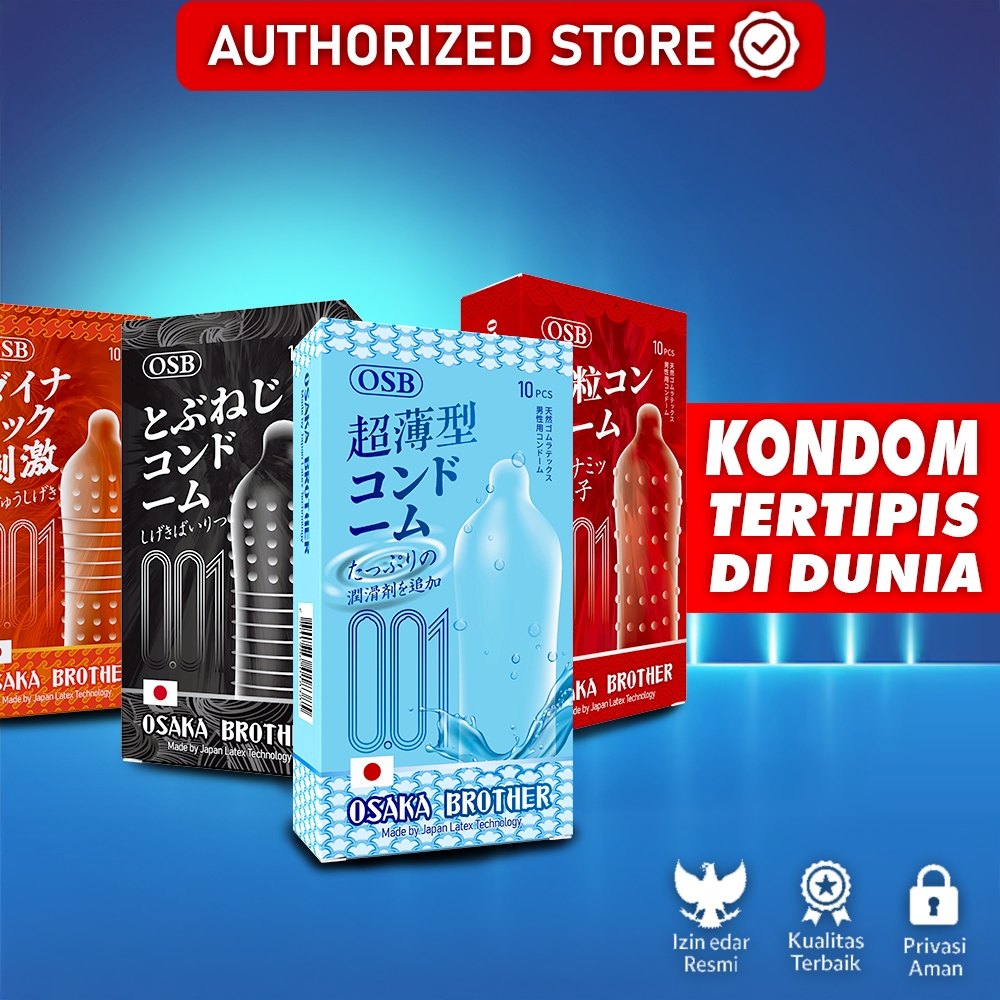 Kondom Premium 001 Gerigi Berduri Super Tipis - Condom Dottted Rubbed Ultrathin