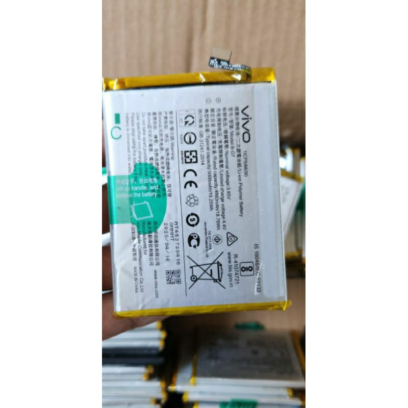 Baterai batre b-g7 / vivo y12/ y15 / y17 / y11 / y12i ori copotan (second)