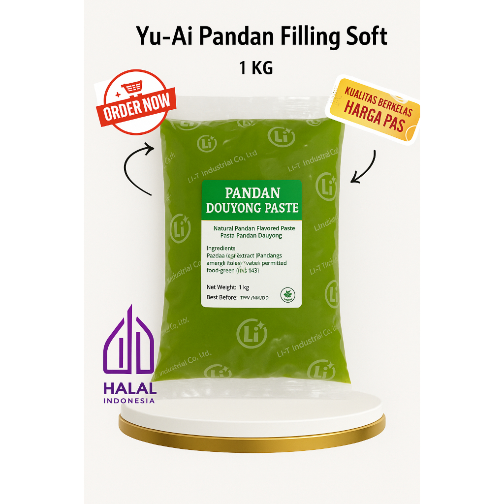 

YU AI - Pasta Filling Pandan 1Kg / Pandan mung bean