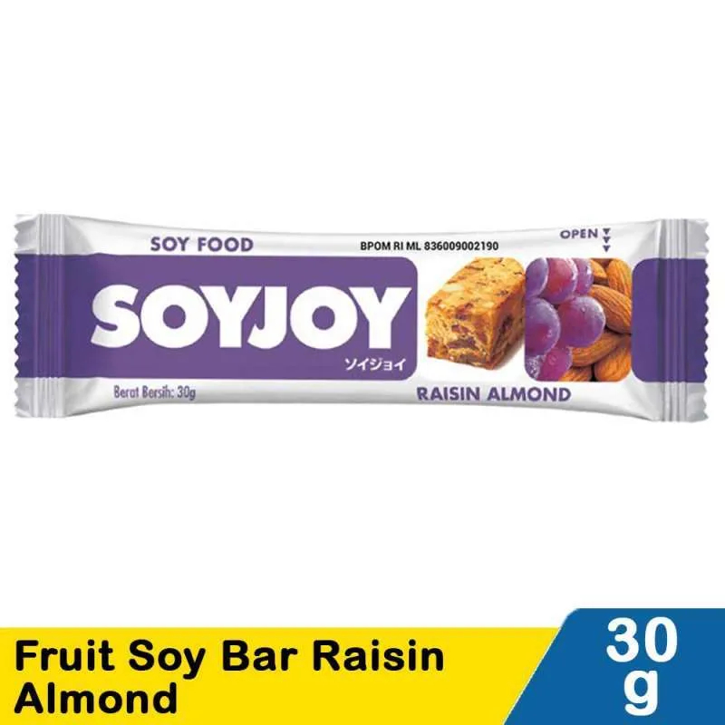 

SOYJOY FRUIT SOY BAR RAISIN ALMOND PCK 30g