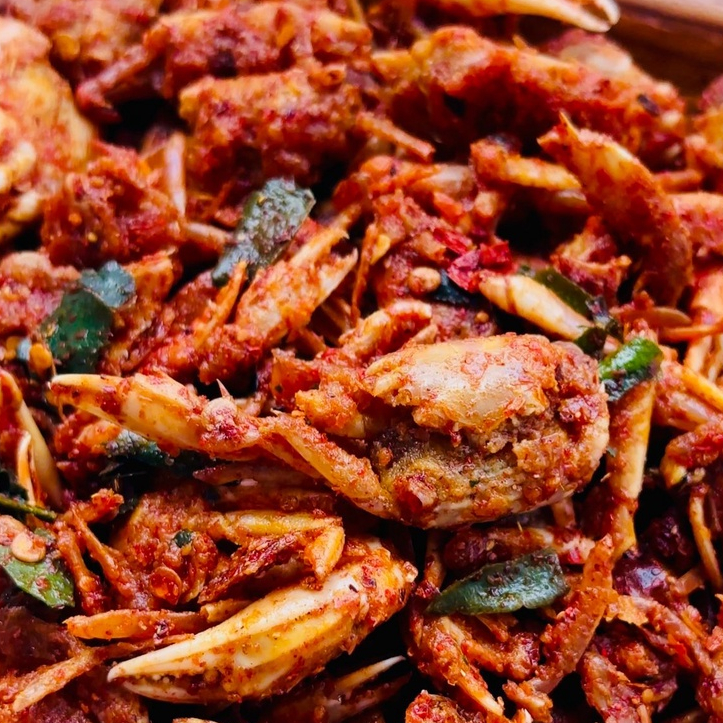 

RK BABY CRAB CRISPY PEDAS / KEPITING KRIUK PEDAS 100GR