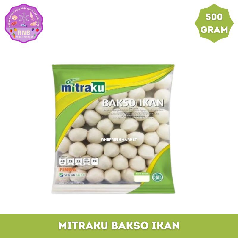 

Mitraku Bakso Ikan Netto 500 Gram