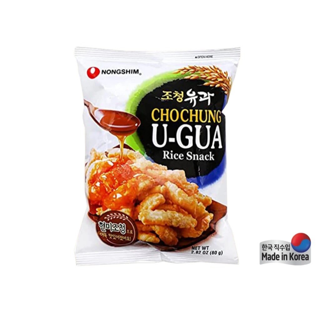 

NONGSHIM - CHO CHUNG U GUA 80gr [SNACK KOREA RASA BERAS & MADU] [NONGSHIM - SNACK IMPORT KOREA]