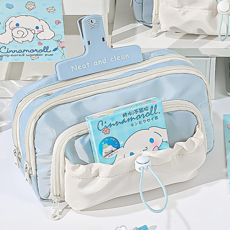 

Tas Pencil Bulpen Large Capacity Kawai Pencil Cases Flip Pencil Bag Pouch Holder Box For Girls Office Student