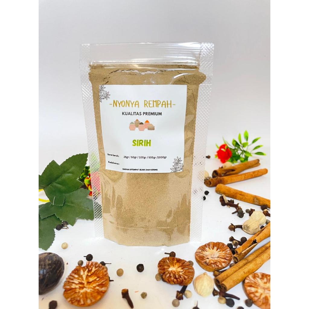 

Daun Sirih Bubuk / Daun Sirih/ Betel Leaf Murni alami-Nyonya Rempah