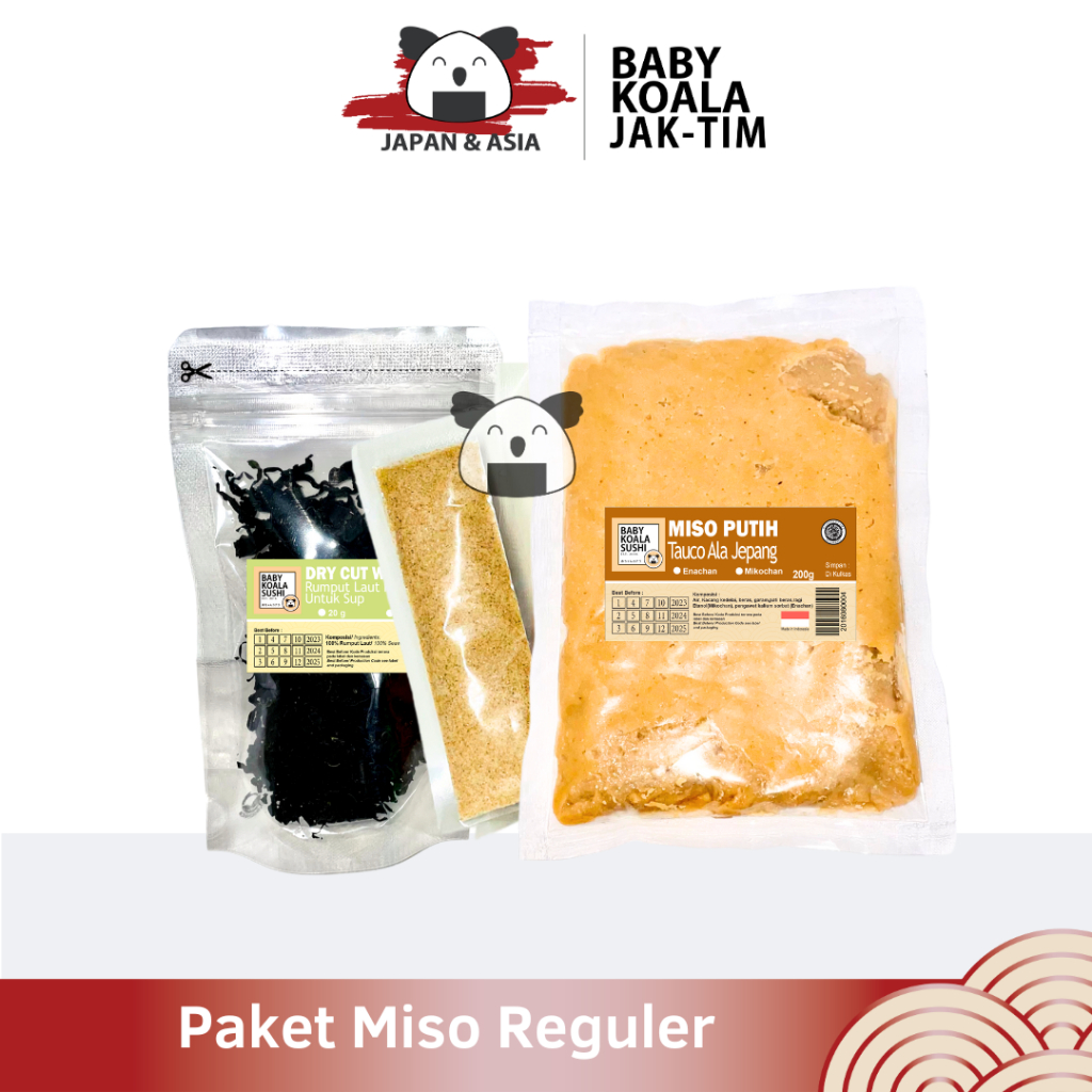 

PAKET BAHAN MISO SOUP LENGKAP 10 Porsi Halal | Miso, Dry Wakame, Dashi - Jaktim