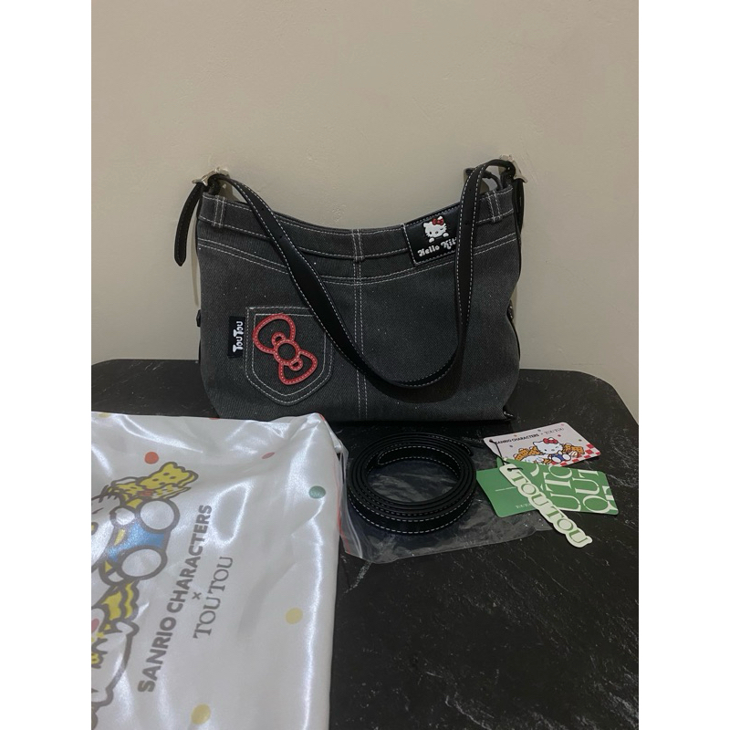 ORIGINAL TAS TOUTOU X SANRIO HELLO KITTY COLLAB LIMITED EDITION 2 STRAPS