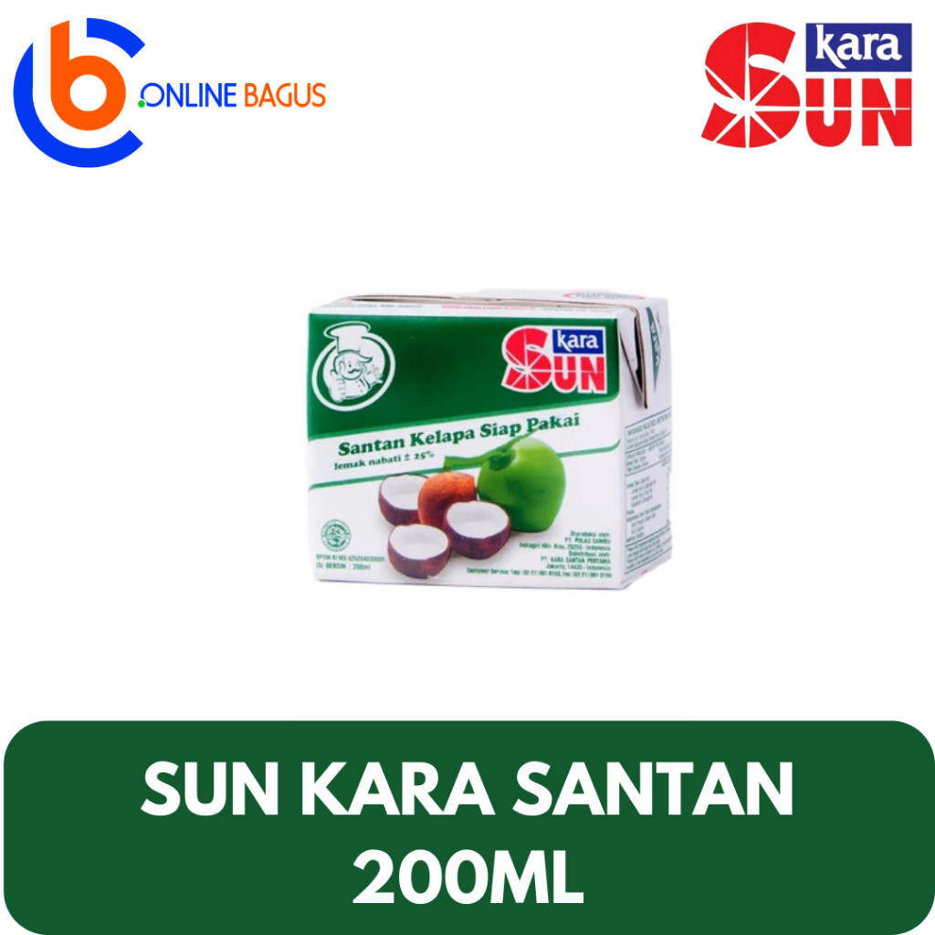

Sun Kara Santan Kelapa 200ML