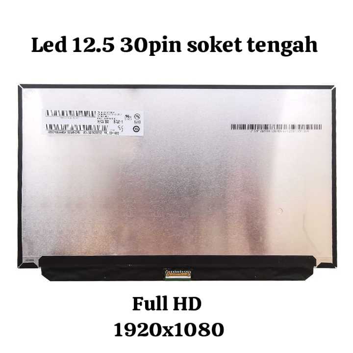 Layar Led Lcd Laptop Lenovo THINKPAD X270 A275 X285 X280 Full HD ips - FHD NON TOUCH