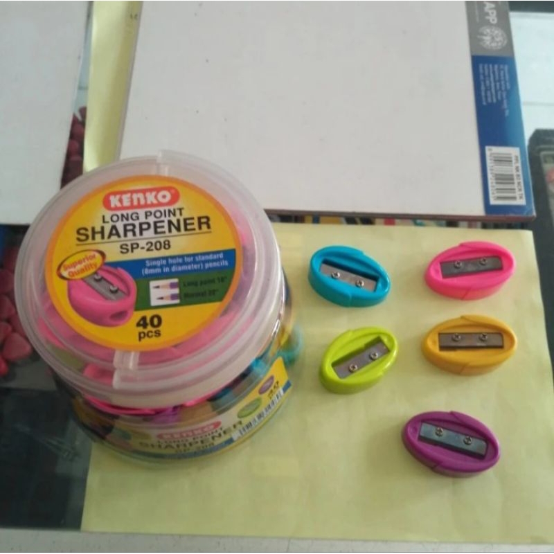 

Kenko Long Point Sharpener SP-208 - Toples isi 40 Pcs.
