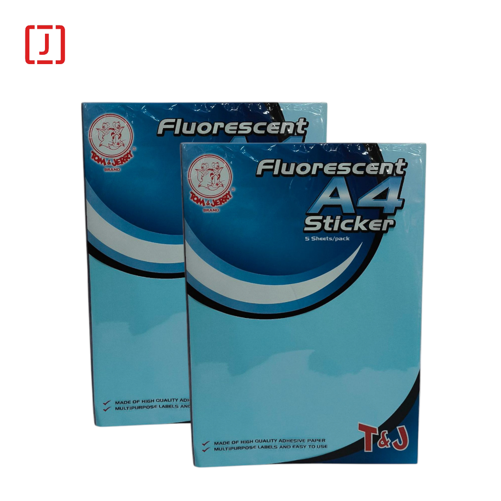 

Tom & Jerry Sticker Paper A4 Warna Biru (Pack=5 Sheet) Stationery