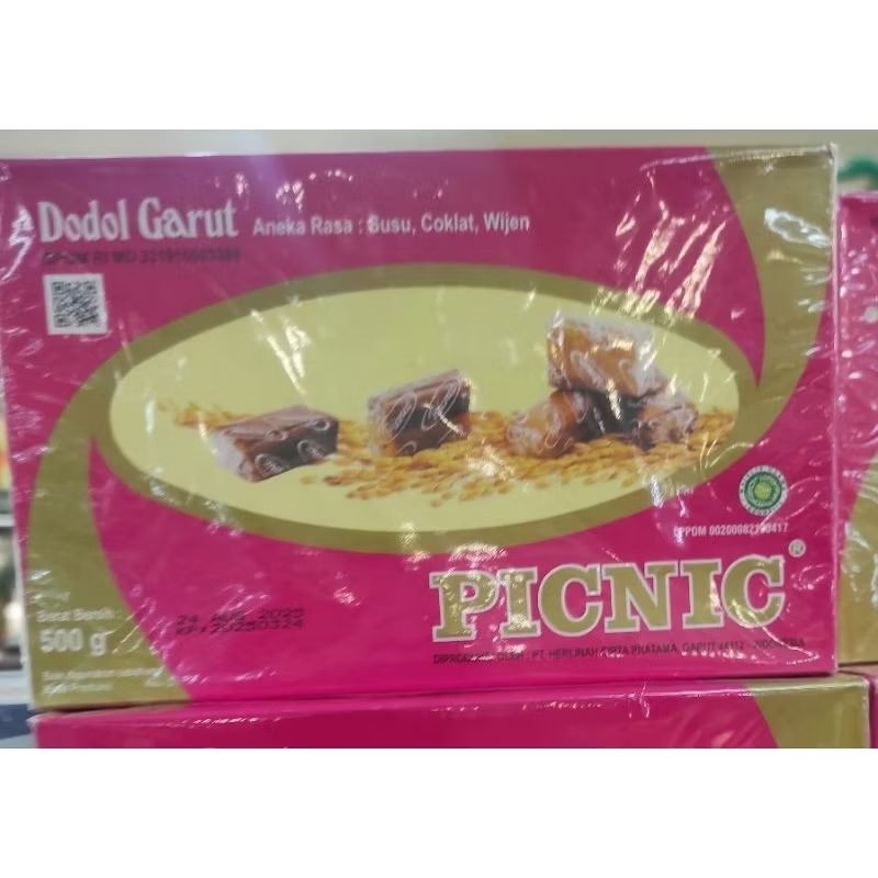 

PICNIC dodol garut kotak 500gr te / 250gr ip