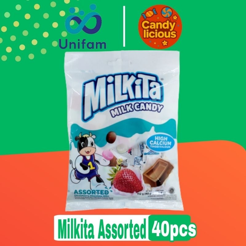 

Permen Susu Milkita Assorted Bag isi 40pcs