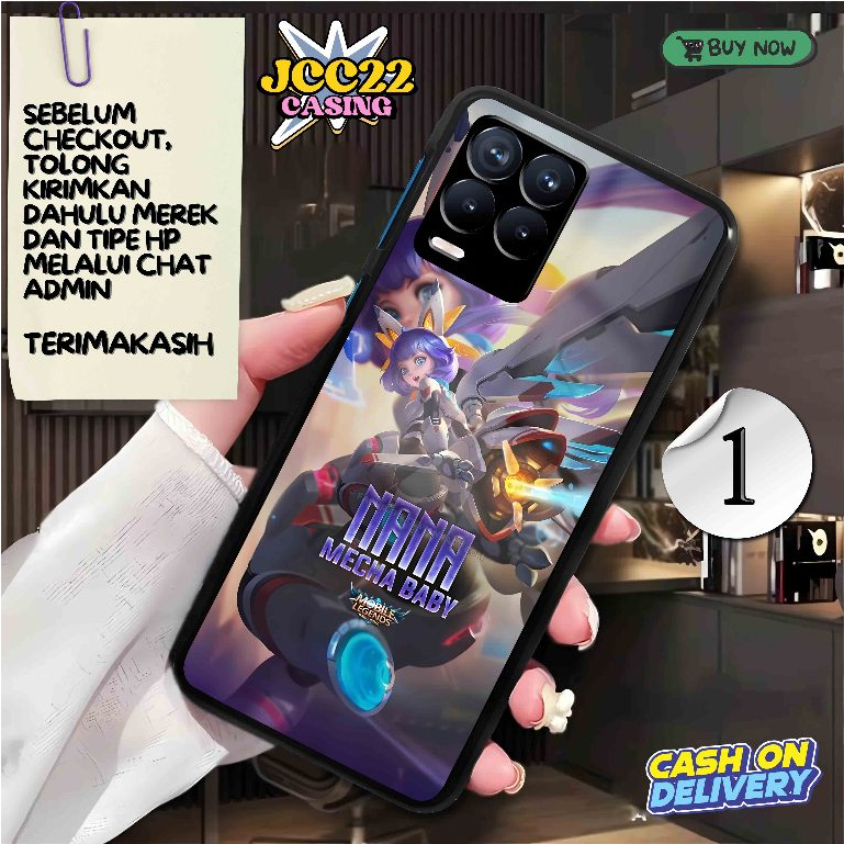 110. CASE CASING PREMIUM GLOSSY UNTUK FOR REALME C51S C2 C15 C35 C67 C51 C53 Note 50 C11 10 C21Y C33