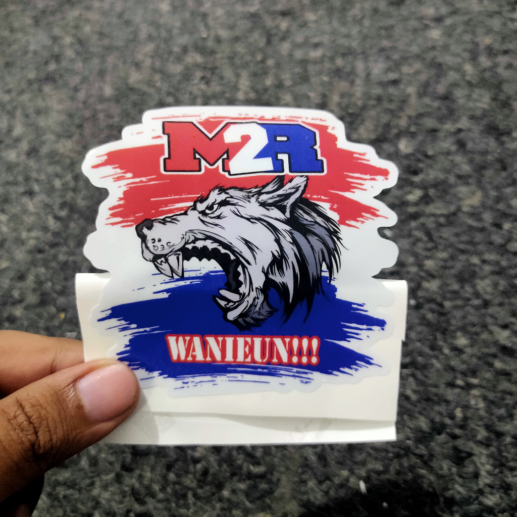 

STIKER MOONRAKER WANIEUN / M2R SERIGALA / M2R