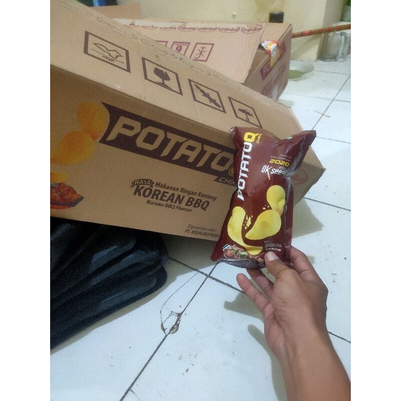 

Promo snack viral kentang potato varian bbq flavour