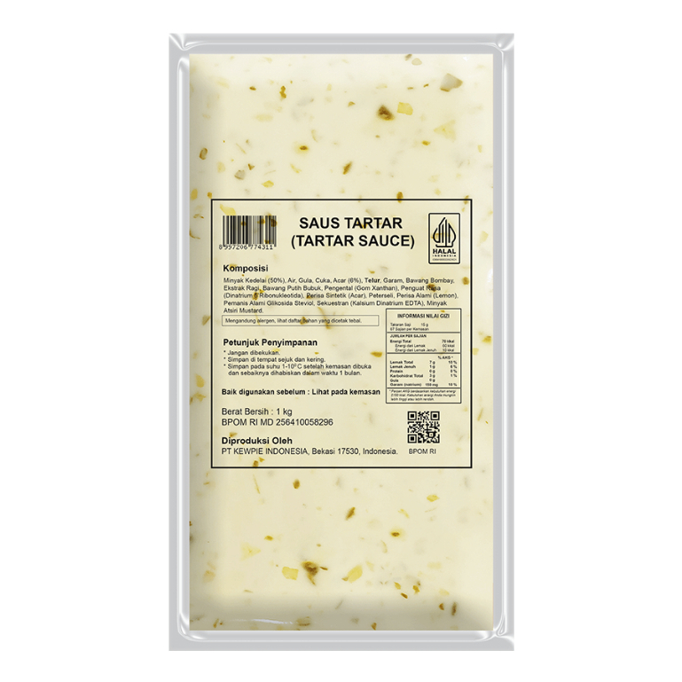

Kewpie Tartar Sauce 1 kg Saus Tar tar