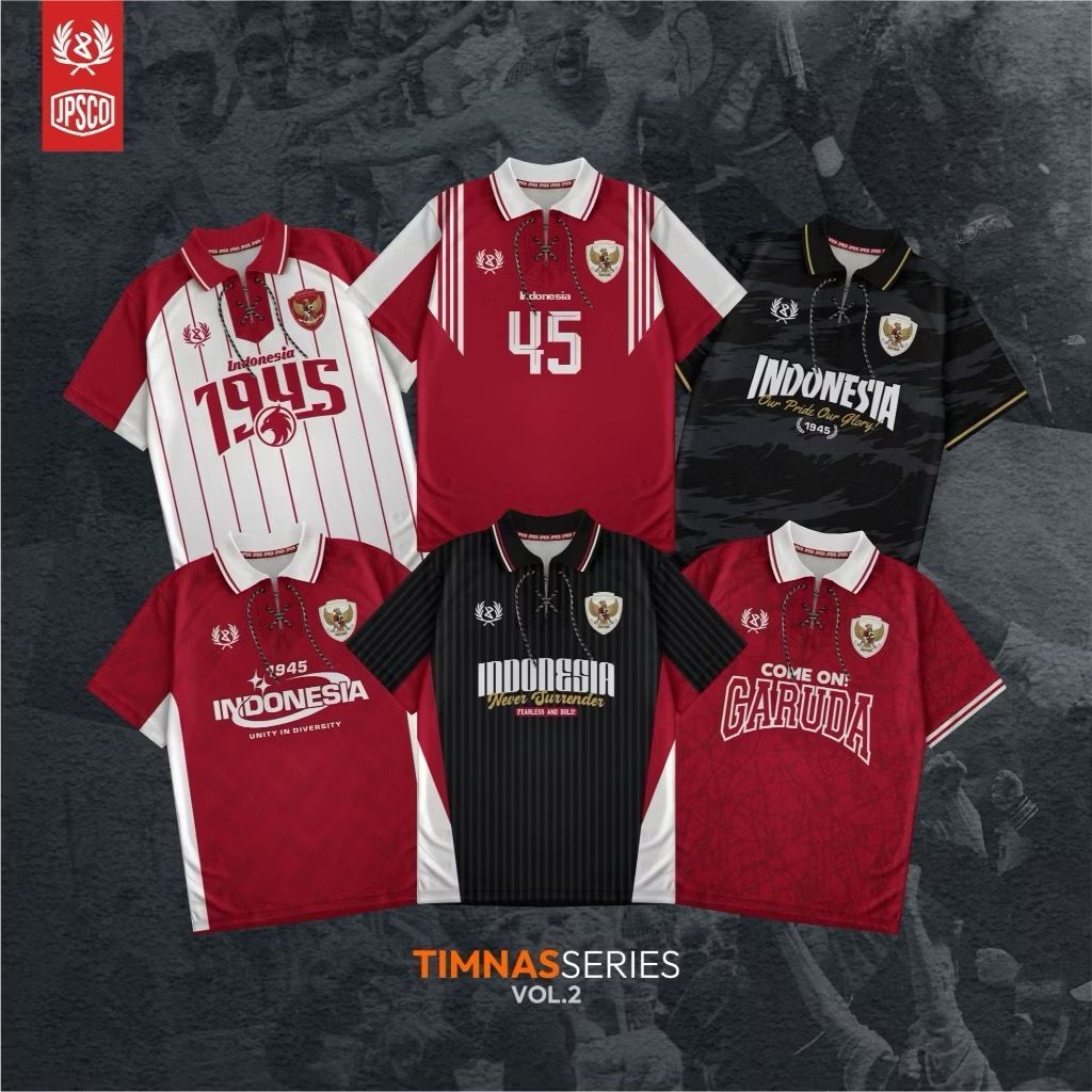 REBORN JERSEY STREATWEAR SERIES Timnas Indonesia Vintage / Jersey Vintage Timnas Indonesia