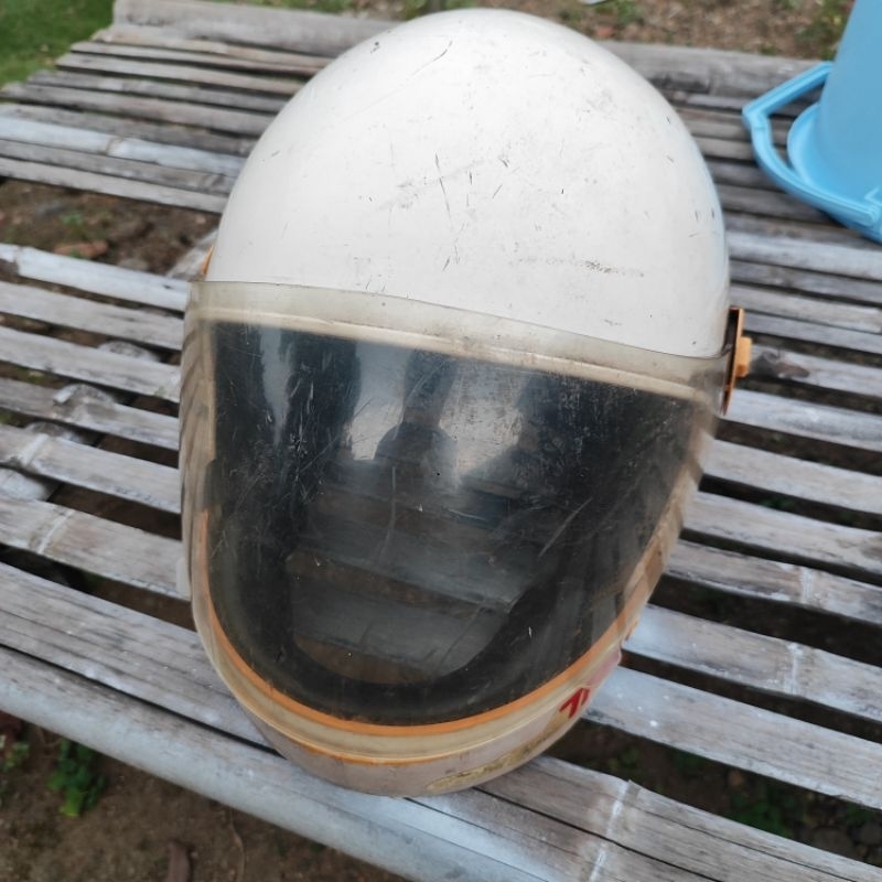 helm jadul lawas classic TRX full face original gading 2nd helm vespa astrea prima grand