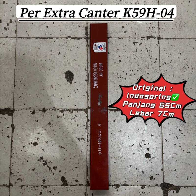 per extra canter nomor 4 k59h no 4 merk Indospring pir daun tambahan ps125 nomer5 leaf spring coltdi
