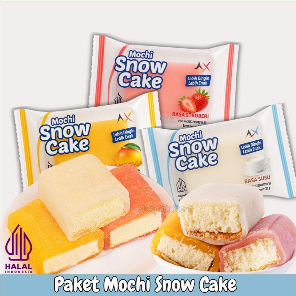 

PAKET PROMO MOCHI SNOW CAKE BELI 12 GRATIS 3 ISI MIX RASA Strawberry, Mangga & Susu / Osmanthus Cake / Snow Cake / Mochi Lembut Isi Bolu