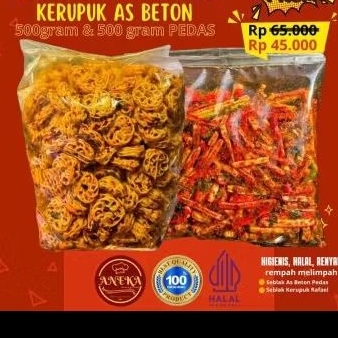 

Paket hemat seblak beton/ pedo pedas daun jeruk berat 1kg