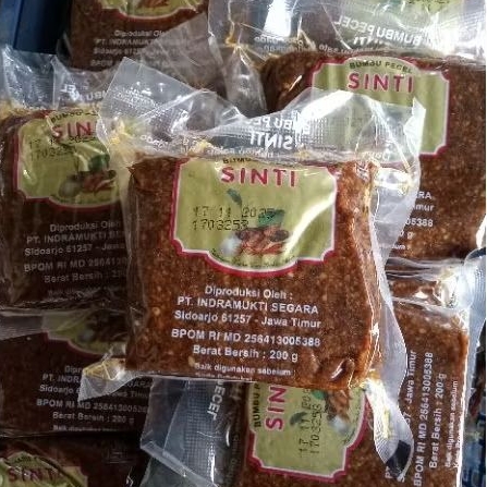 

Bumbu Pecel SINTI netto 200gr