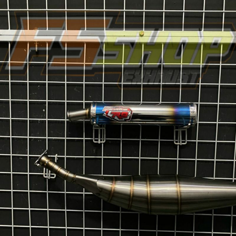 KNALPOT SATRIA HIU LUMBA 2TAK R9 BPB STENLIS