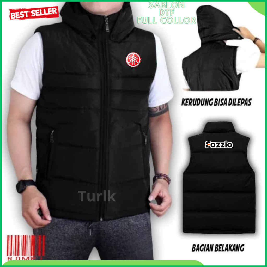 Rompi yamaha fazzio jaket Vest fazzio Custom