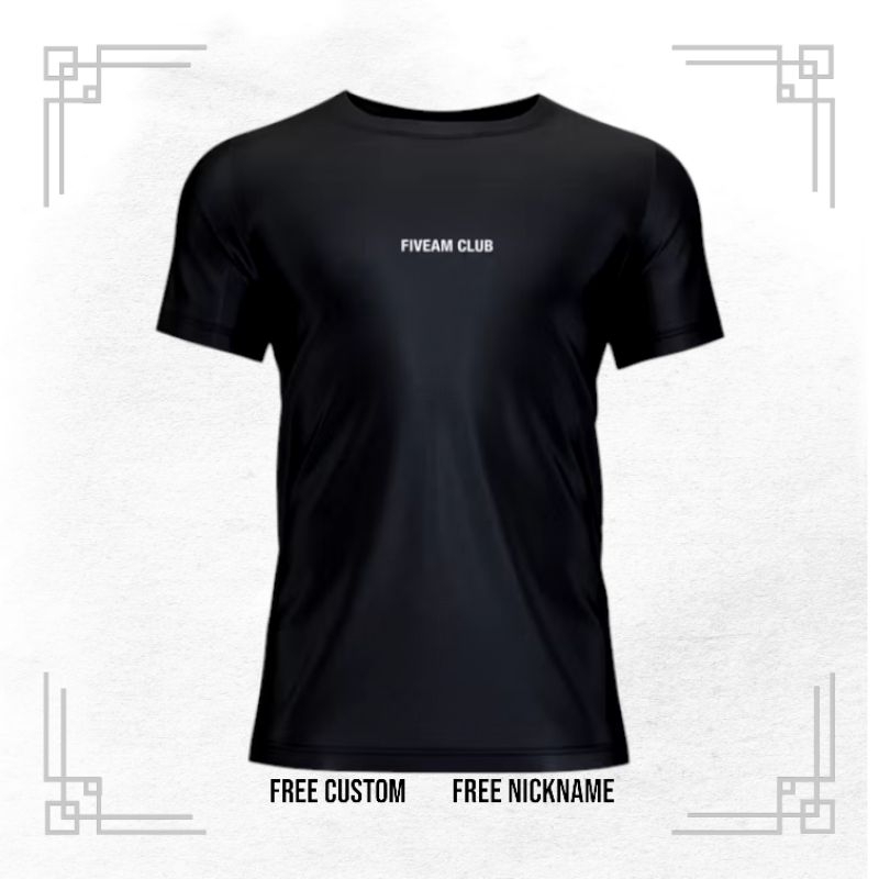 JERSEY RUNNING 5AM NEW JERSEY BLACK SERIES