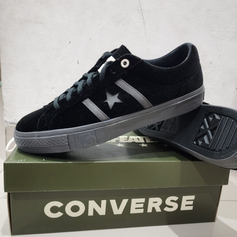 Sepatu Converse X Undefeated one star academy Pro Black BNIB no.43