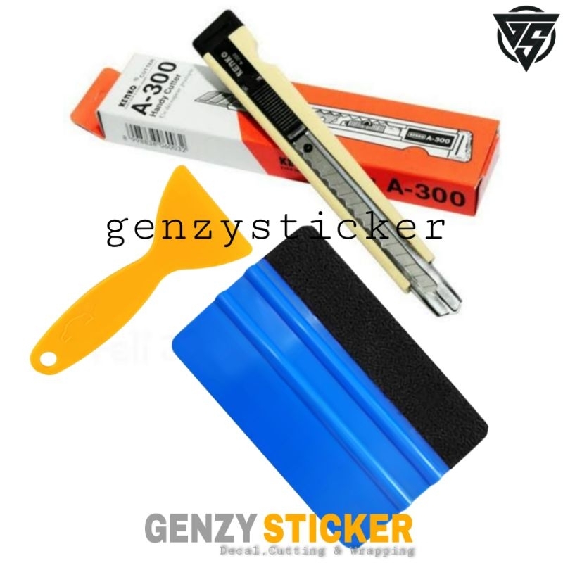 alat pasang stiker motor/alat pasang skotlet/alat pasang/alat pasang sticker fullset