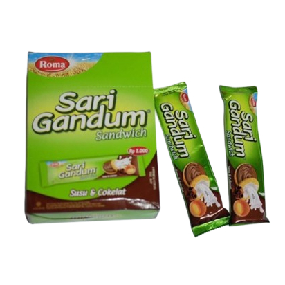 

Roma Sari Gandum Sandwich 324G 1 Box Isi 12 Sachet