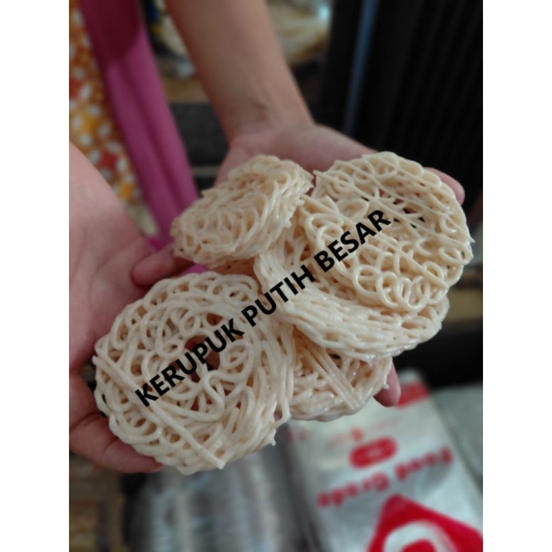 

Kerupuk Mentah Premium Ukuran 500 gram dan 1 kg