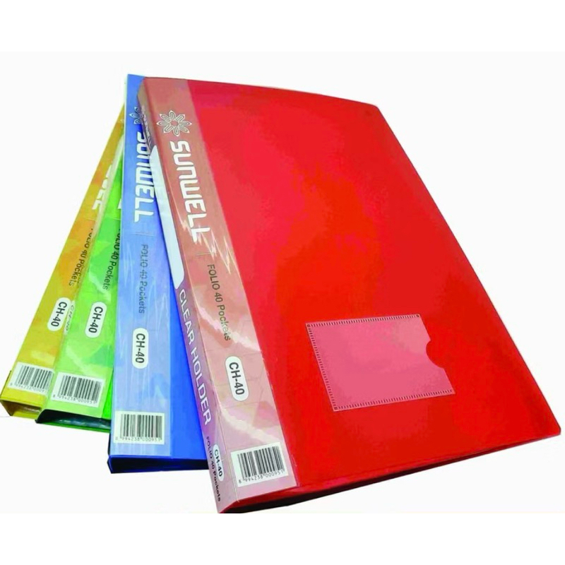 

Map clear holder / dokumen keeper FOLIO F4 sunwell isi 20 lembar, 40 lembar, 60 lembar untuk kebutuhan kantor arsip file