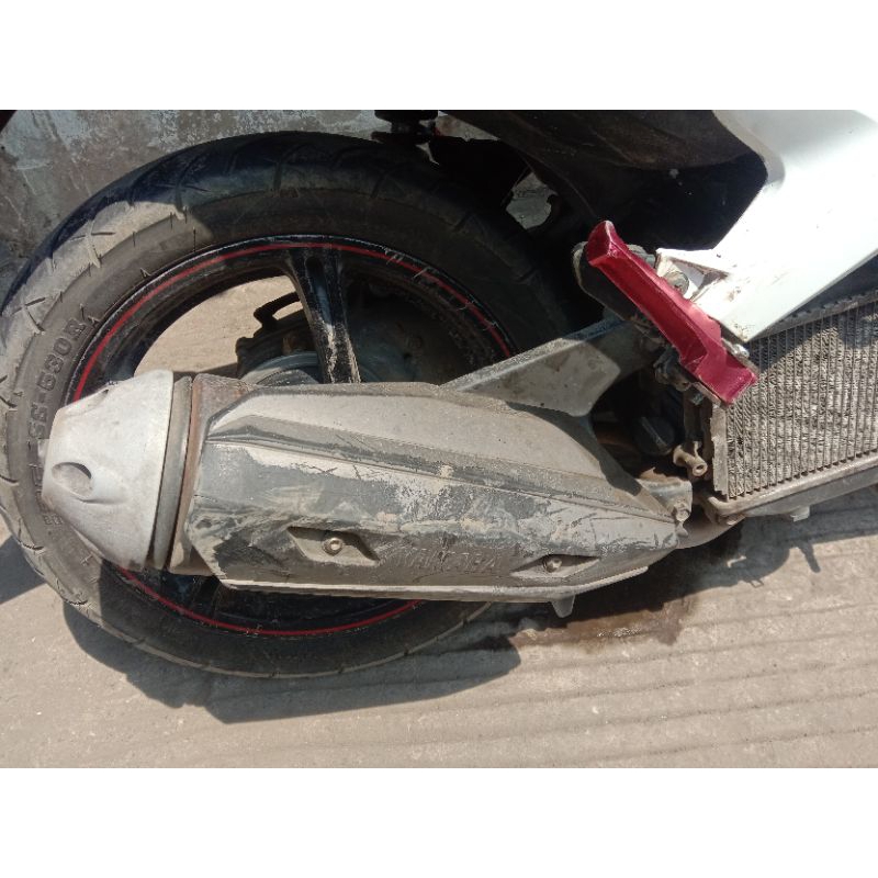 tameng knlapot+dasi depan Yamaha Xeon rc