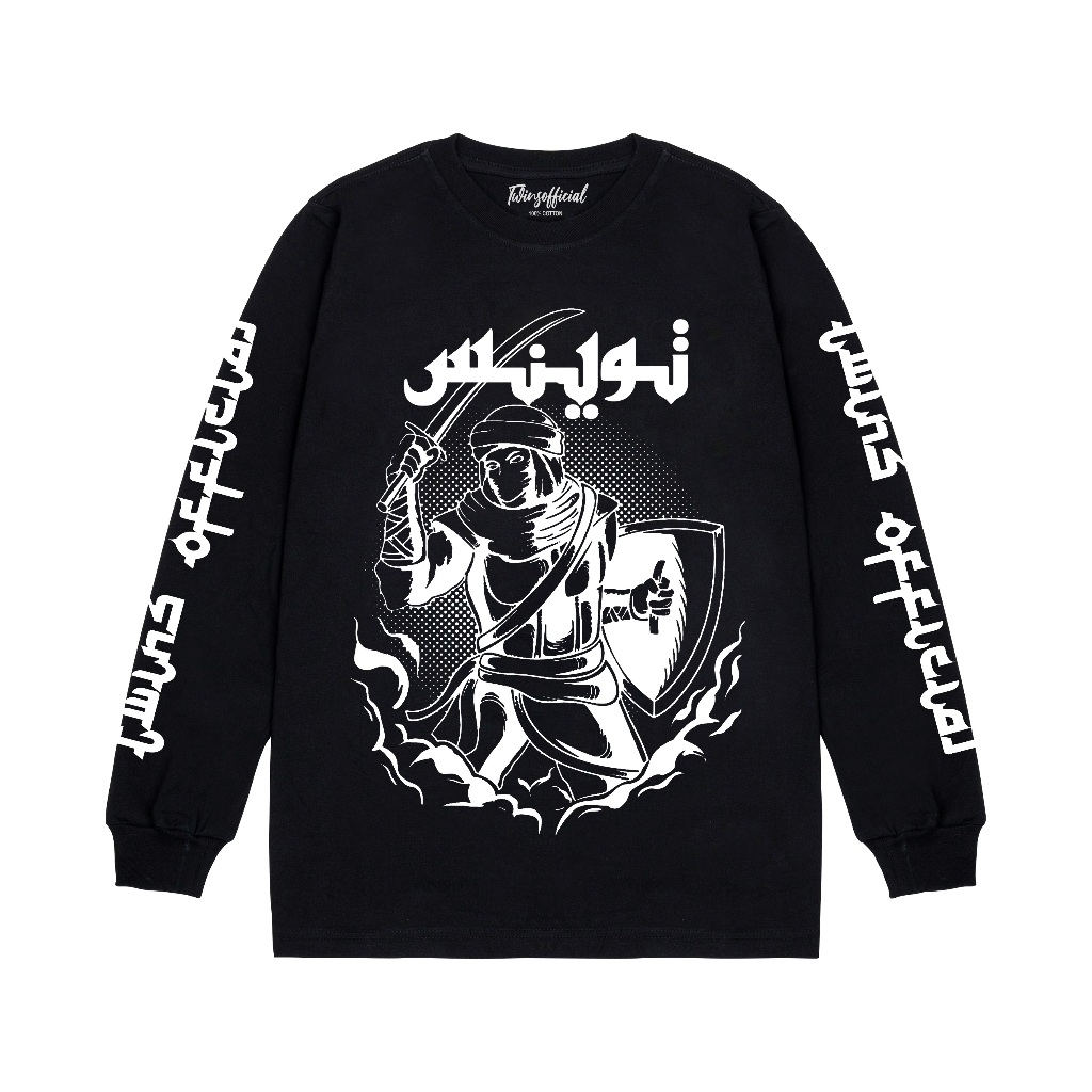 Twinsstudio - Tshirt Panglima Long Sleeve Twins Official | Kaos Long Sleeve Vintage