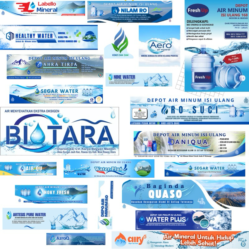 Jasa Desain Spanduk Depot Air Minum Isi Ulang