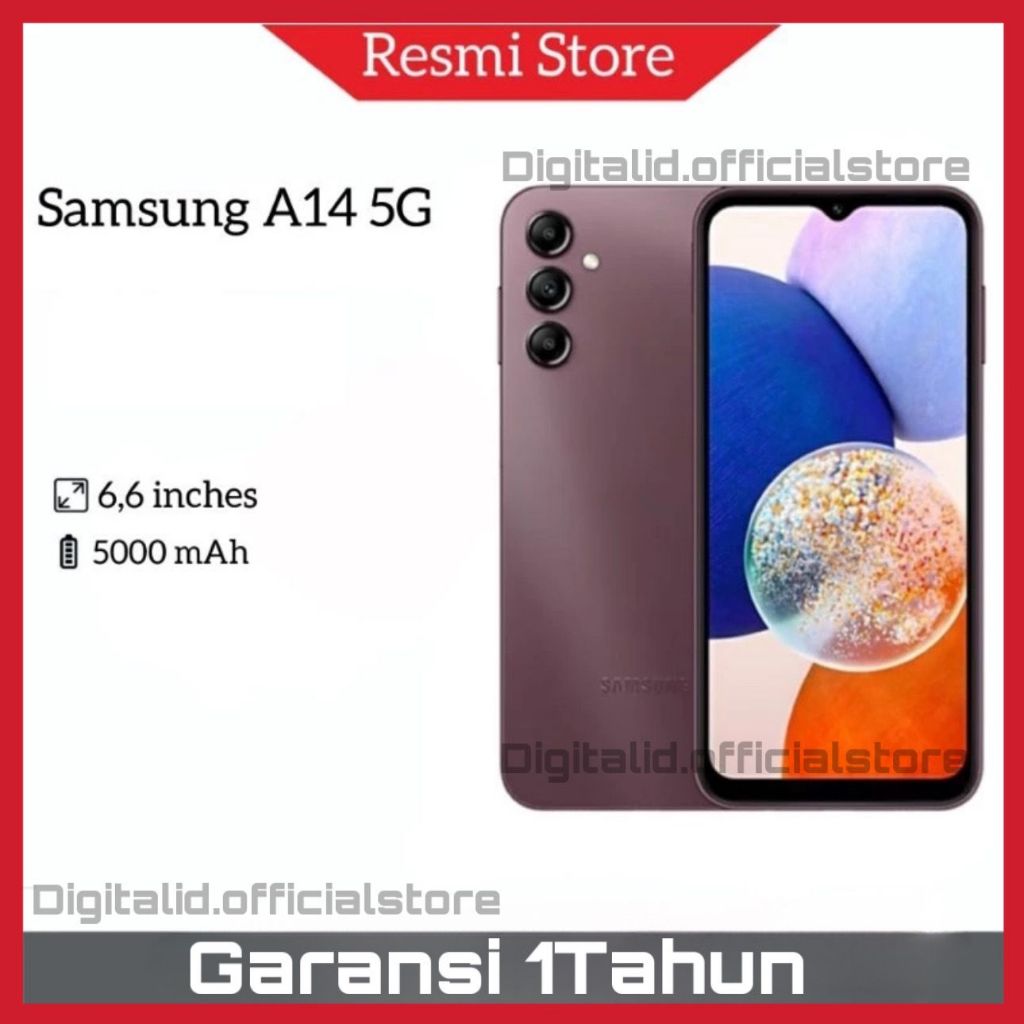 X61_ Samsung Galaxy A14 Ram 6/128Gb Smartphone 4G Garansi 12 Bulan