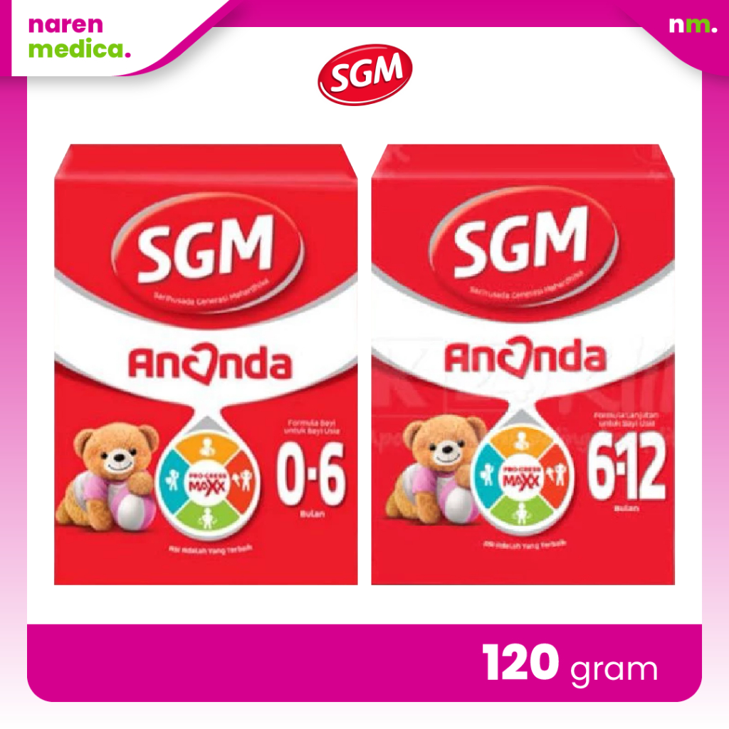 SGM ANANDA 120 gr (0-6 BULAN) & (6-12 BULAN) | Susu Bubuk Complinutri