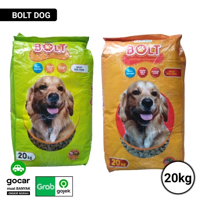 GOJEK Makanan Anjing bolt dog 20kg makanan anjing 20 kg dog food