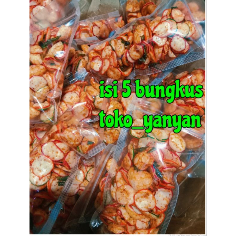 

seblak kering kerupuk bawang 5 bungkus
