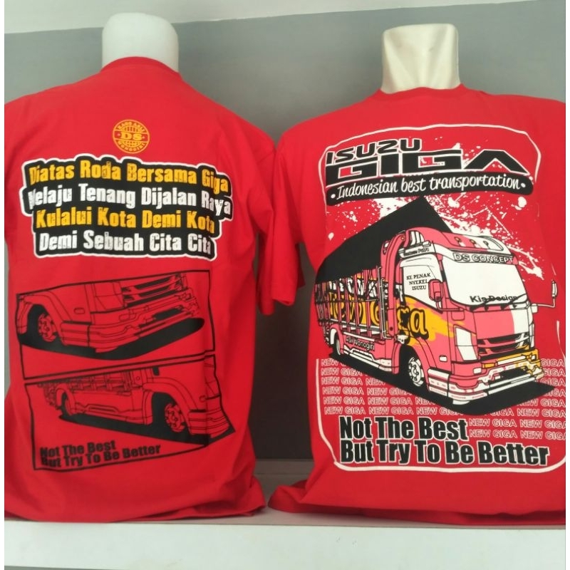 kaos truck Isuzu Giga | Kaos Truck | Kaos Truck Fashion | Kaos Truck Distro