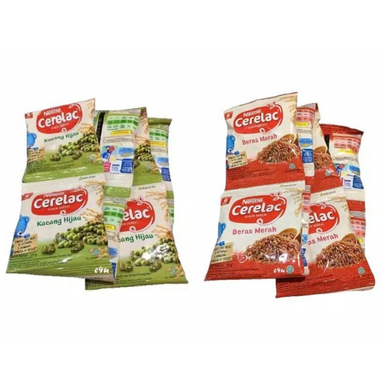 1 Renceng Nestle Cerelac Bubur Bayi Isi 8 Sachet X 20 Gram ( Usia 6 Bulan )