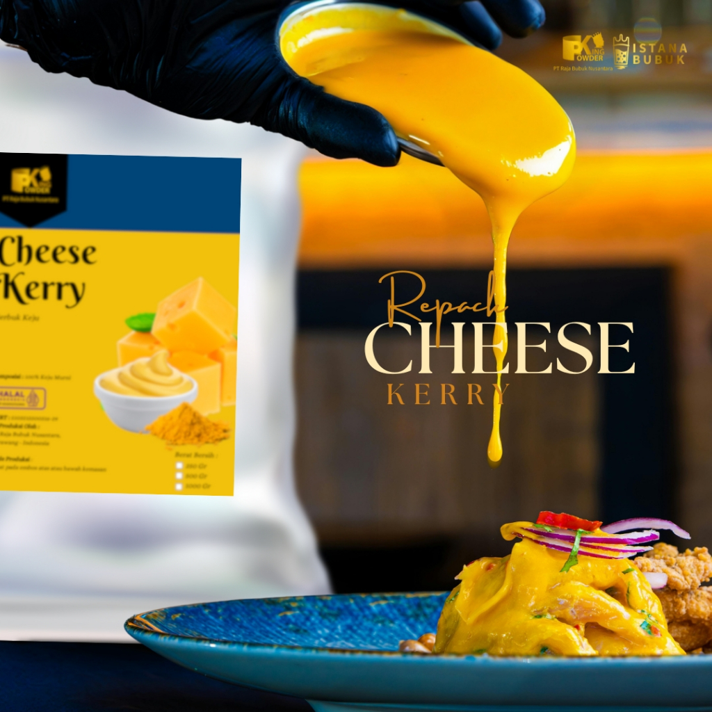 

Bakaranandia - Repack Cheese Kerry 1Kg - Keju Bubuk Murni Untuk Masak & Baking