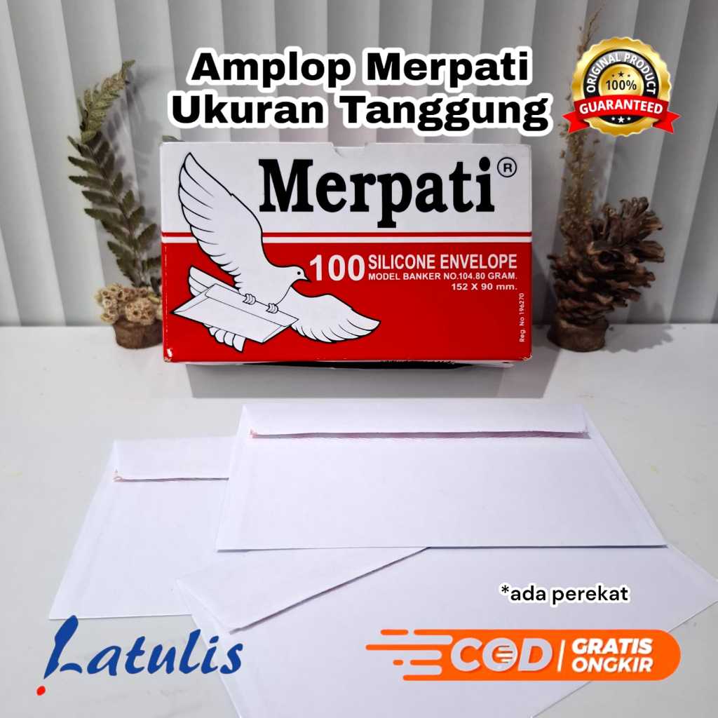 

Amplop Merpati Tanggung Lem